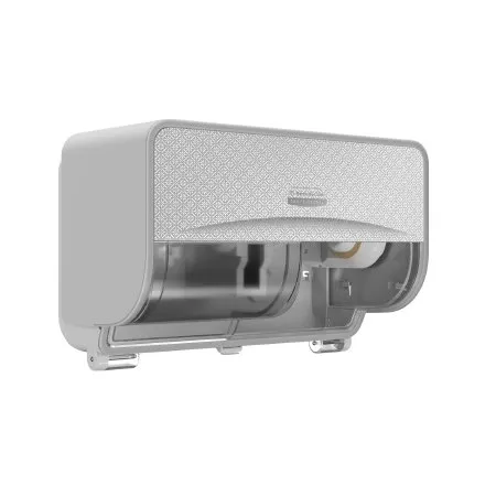 Kimberly Clark - 53698 - Toilet Paper Dispenser Coreless Standard Roll 2 Roll Horizontal with Silver Mosaic Design Faceplate 1 Dispenser and Faceplate-cs -DROP SHIP ONLY-