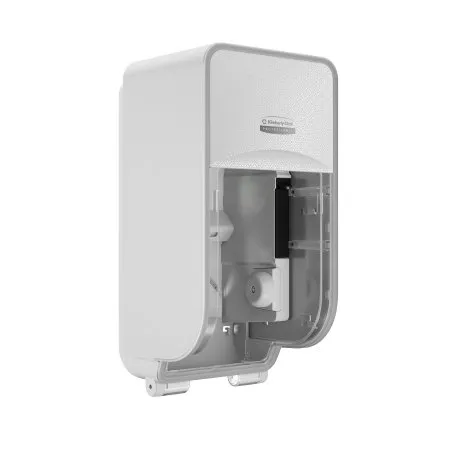 Kimberly Clark - 58711 - Toilet Paper Dispenser Coreless Standard Roll 2 Roll Vertical with White Mosaic Design Faceplate 1 Dispenser and Faceplate-cs -DROP SHIP ONLY-