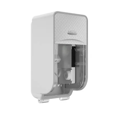 Kimberly Clark - 53696 - Toilet Paper Dispenser Coreless Standard Roll 2 Roll Vertical with Silver Mosaic Design Faceplate 1 Dispenser and Faceplate-cs -DROP SHIP ONLY-