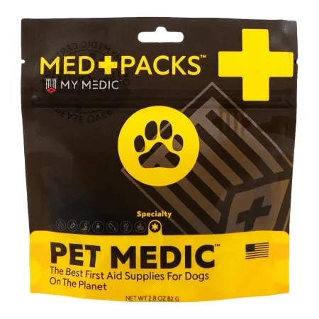 MyMedic - MM-KIT-S-PETMED-BSC - Pet First Aid Kit My Medic? Med Packs Pet Medic Plastic Pouch