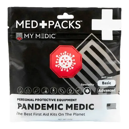 MyMedic - MM-KIT-SPL-PNDMC-3PLY-EA - My Medic MED PACKS Pandemic First Aid Kit My Medic MED PACKS Pandemic Plastic Pouch