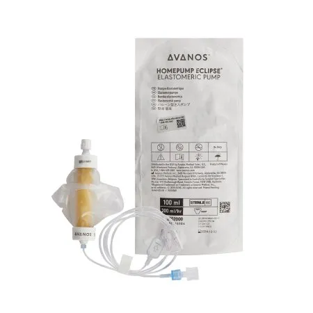 Avanos Medical - E102000 - Avanos Homepump Eclipse Ambulatory Infusion System, 100 mL, 200 mL/hr Duration, Easy for the Patient to Learn and Use, Multi layer Elastomeric Membrane