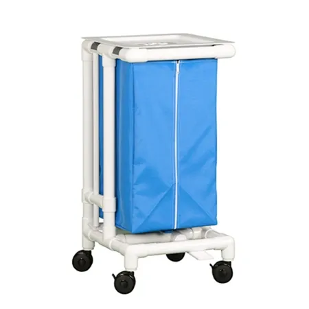 IPU - MRI-LH21-ZF MESH-BLUE - Single Hamper With Bag