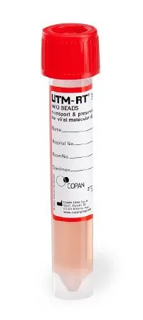 Copan Diagnostics - UTM-RT - 3C047N - Transport Media Utm-rt Universal Transport Medium Translucent With Red Cap Tube Format