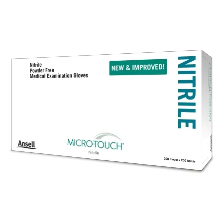 Microflex Medical - Micro-Touch - 313029060 - Exam Glove Micro-touch X-small Nonsterile Nitrile Standard Cuff Length Textured Fingertips Blue Chemo Tested