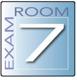 Clinton Industries - EX7-B - Door Sign Exam Room Clinton Industries Exam Room 7