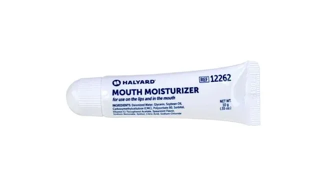 Avanos - 12262 - HALYARD Mouth Moisturizer, .35 oz. Use on the lips and in the mouth.