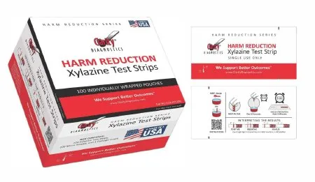 Clarity Diagnostics - CLA-XYL100 - Harm Reduction Xylazine Test Strips  Individually Packaged  100test-bx