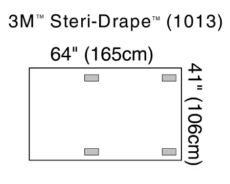 3M Healthcare US Opco - 3M Steri-Drape - 1013 - C-arm Drape 3m Steri-drape 64 X 41 Inch X-ray Image Intensifier