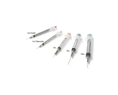 Retractable Technologies - 13021 - Safety Syringe with Hypodermic Needle, 3ml, 27G x 1 1/2", 100/bx, 6 bx/cs