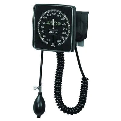 Fabrication Enterprises - 12-2261 - Sphygmomanometer Wall Mount Aneroid Type with Adult Cuff