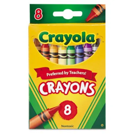 Crayola - CYO-523008 - Classic Color Crayons, Peggable Retail Pack, Peggable Retail Pack, 8 Colors/pack