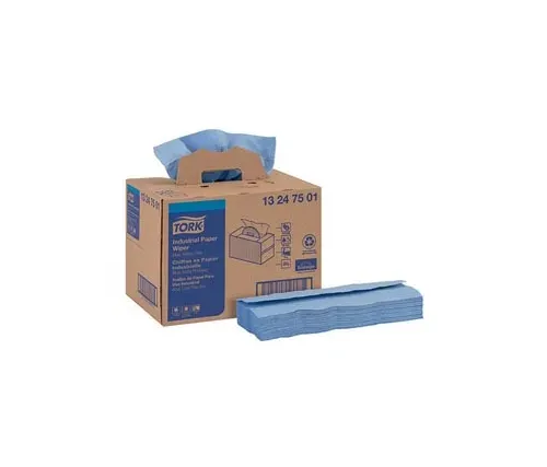 Essity - 13247501 - Industrial Paper Wiper, Handy Box, Advanced, Blue, 4-Ply, 16.5" x 12.8", 180 sht/bx, 1 bx/cs