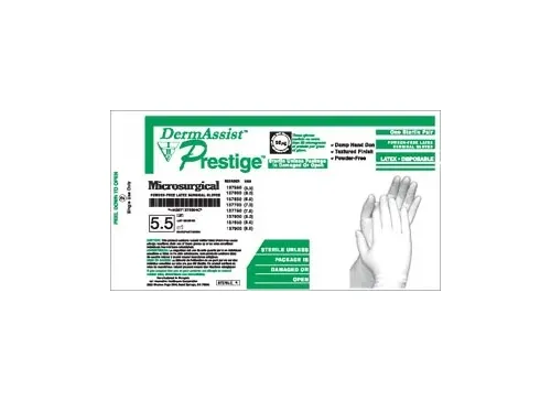 Innovative - DermAssist Prestige Microsurgical - 137700 - Surgical Glove DermAssist Prestige Microsurgical Size 7 Sterile Latex Standard Cuff Length Fully Textured Brown Not Chemo Approved