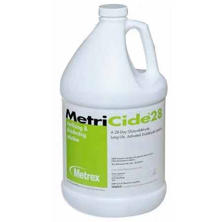 Metrex Research - From: 10-2800 To: 10-2805  MetriCide 28Glutaraldehyde High Level Disinfectant MetriCide 28 Activation Required Liquid 1 gal. Jug Max 28 Day Reuse