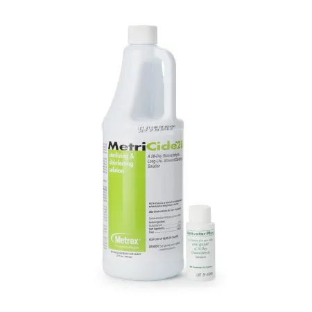 Metrex Research - MetriCide 28 - 10-2805 -  Glutaraldehyde High Level Disinfectant  Activation Required Liquid 32 oz. Bottle Max 28 Day Reuse