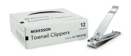 Mckesson - 16-TNC01W - McKesson Medi Pak Toenail Clipper 12/Box