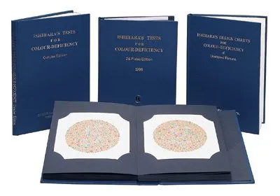 Graham-Field - Ishihara - 1254 - Vision Screening Book Ishihara 24 to 36 Inch Distance Color Blind Test