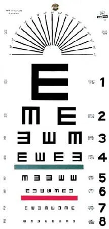 Graham-Field - 1241 - Eye Chart 20 Foot Distance Acuity Test