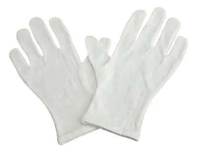 Graham Field Health Products - Grafco - From: 9665 To: 9666 - Graham Field  Infection Control Glove  Medium / Large Cotton White NonBeaded Cuff NonSterile