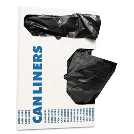 Accufit - HER-H4832TKX01 - Linear Low Density Can Liners With Accufit Sizing, 16 Gal, 1 Mil, 24 X 32, Black, 250/carton