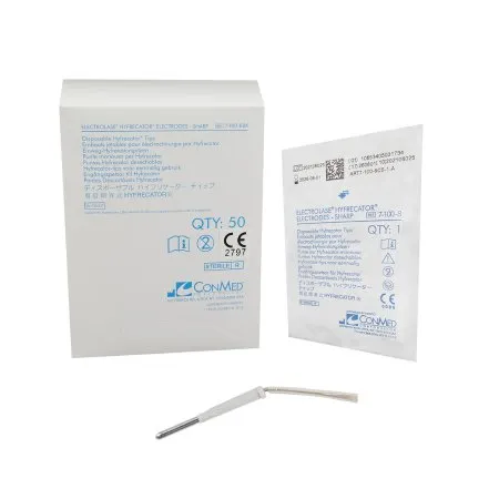 Conmed/Linvatec - Electrolase - 7-100-8CS - Conmed  Blade Electrode  Stainless Steel Sharp Blade Tip Disposable Sterile