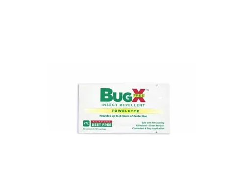 First Aid Only - From: 18-810 To: 18-850 - BugX DEET FREE Insect Repellent Wipes, 100/bx (DROP SHIP ONLY $50 Minimum Order)