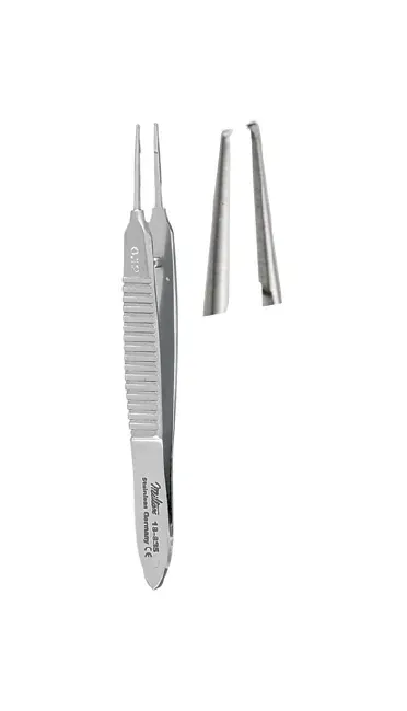 Integra Lifesciences - Miltex - 18-835 - Suture Forceps Miltex Bonn 2-3/4 Inch Length Or Grade German Stainless Steel Nonsterile Nonlocking Thumb Handle Straight Serrated Tips With 1 X 2 Teeth