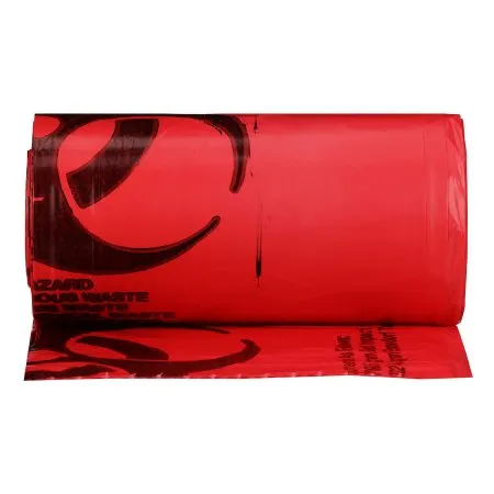 McKesson - 03-4405 - Infectious Waste Bag McKesson 30 to 33 gal. Red Bag Polymer Film 31 X 41 Inch
