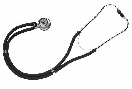 Mabis Healthcare - Mabis Legacy - 10-414-0801 - Sprague Stethoscope Mabis Legacy Red 2-tube 22 Inch Tube Double Sided Chestpiece