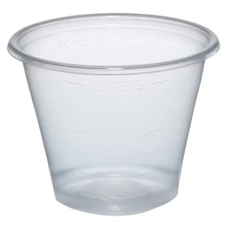 Medegen Medical Products - 02301 - MedegenGraduated Medicine Cup Medegen 1 oz. Clear Plastic Disposable