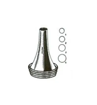 Integra Lifesciences - 19-48-A - Ear Speculum Tip Round Tip Size 3 Stainless Steel 3 mm Reusable