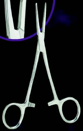 Medical Action Industries - One Time - 56349 - Needle Holder One Time 6 Inch Length Straight Serrated Jaw Finger Ring Handle