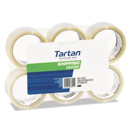 Tartan - MMM-37106PK - 3710 Packaging Tape, 3 Core, 1.88 X 54.6 Yds, Clear, 6/pack
