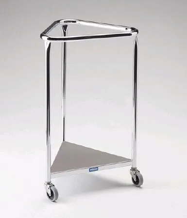Pedigo Products - P-120 - Hamper Stand Pedigo Rolling Triangular Opening Open Top Without Lid