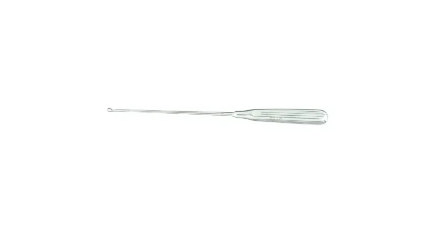 Integra Lifesciences - Miltex - 30-1205-2 - Uterine Curette Miltex Sims 11 Inch Length Hollow Handle With Grooves Size 2 Tip Sharp Loop Tip
