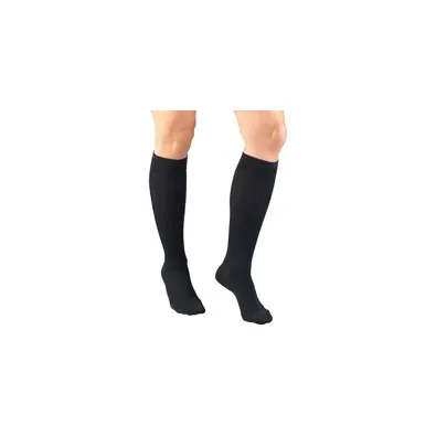 Truform - 1973NV-XL - Womens Rib Patten Knee High Sock-15-20 Gradient-XL