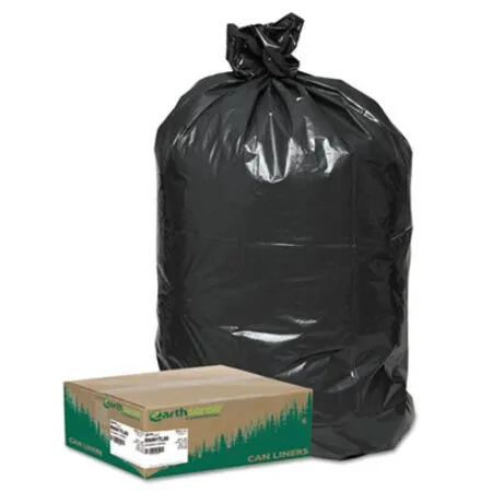 Earthsense Commercial - WBI-RNW1TL80 - Linear Low Density Large Trash And Yard Bags, 33 Gal, 0.9 Mil, 32.5 X 40, Black, 80/carton