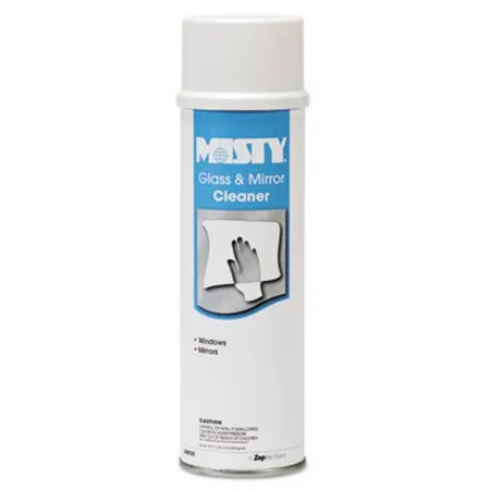 Misty - AMR-1001447 - Glass And Mirror Cleaner With Ammonia, 19 Oz Aerosol Spray, 12/carton