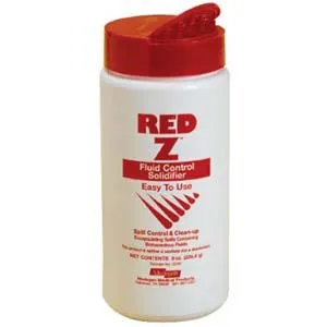 Medegen Medical Products - Red Z - P00-41102 - Fluid Solidifier Red Z 11,000 Cc Shaker Bottle 11 Oz.