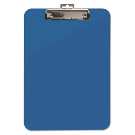 Mobile OPS - BAU-61623 - Unbreakable Recycled Clipboard, 0.25 Clip Capacity, Holds 8.5 X 11 Sheets, Blue