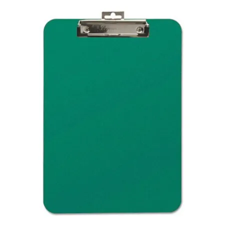 Mobile OPS - BAU-61626 - Unbreakable Recycled Clipboard, 0.25 Clip Capacity, Holds 8.5 X 11 Sheets, Green