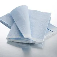 Graham Medical - 70318N - Fanfold Drape Sheet  Tissue- Poly- Tissue  Blue  40" x 60"  50-cs -60 cs-plt-
