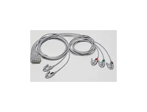 GE Healthcare - 2106389-005 - Ecg Leadwire Set 5 Lead, Grouped, Grabber-aha For Use With Ecg Monitors