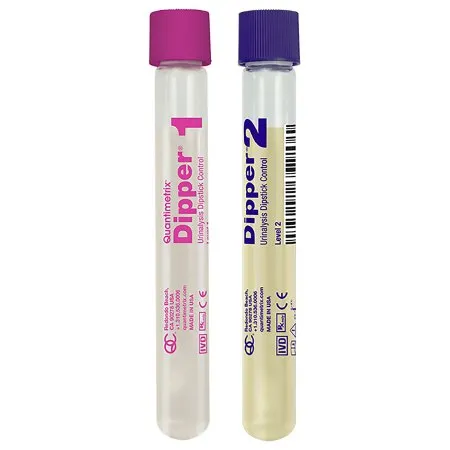 Quantimetrix - Dipper - From: 1440-01 To: 1442-61 -  Urine Chemistry Urinalysis Control  Urinalysis Dipstick Testing 2 Levels 6 X 15 mL