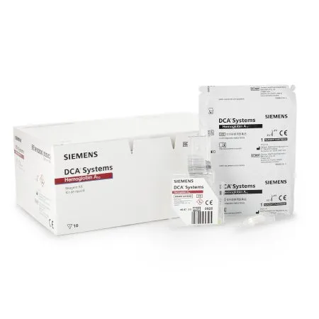 Siemens - DCA Systems - 10311134 -  HbA1c Test Kit  Diabetes Management HbA1c Test Whole Blood Sample 10 Tests CLIA Waived
