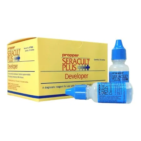 Propper - Seracult Plus - From: 37400100 To: 37400200 -  Cancer Screening Test Kit  Colorectal Cancer Screening Fecal Occult Blood Test (FOBT) Stool Sample 100 Tests CLIA Waived