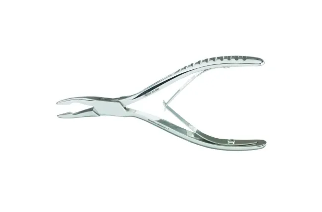 Integra Lifesciences - 22-494 - Oral Surgery Rongeur Friedman Slightly Curved, Very Delicate Double Spring Plier Type Handle 5-1/2 Inch Length