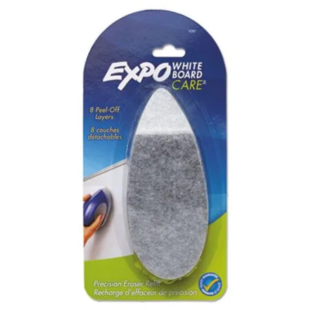 EXPO - SAN-9287KF - White Board Care Dry Erase Precision Eraser Refill, Eight Peel-off Layers, 2.25 X 6