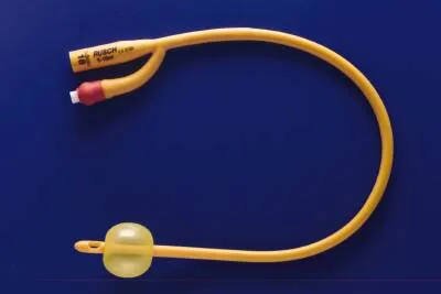 Teleflex - Rusch Gold - 180705220 - Foley Catheter Rusch Gold 2-Way Standard Tip 5 cc Balloon 22 Fr. Silicone Coated Latex